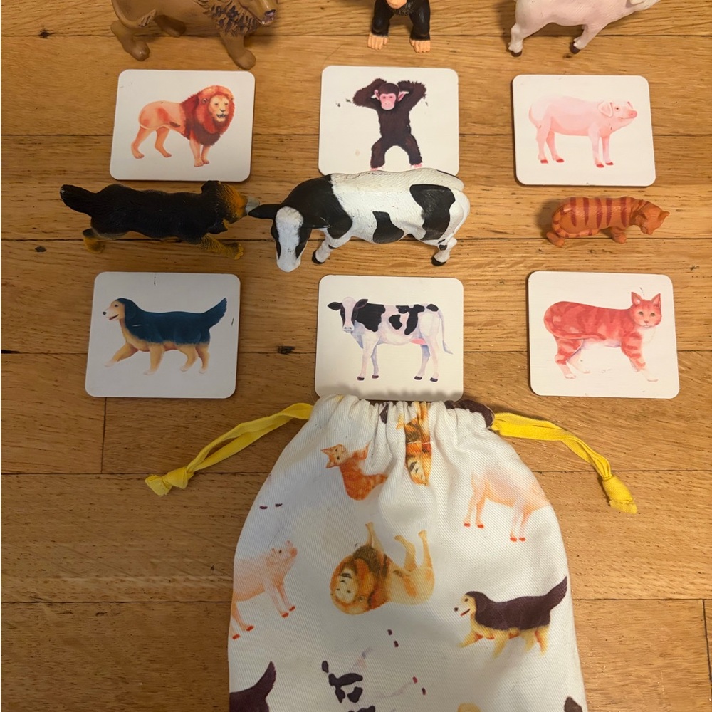 Lovevery Montessori Animal Match Game